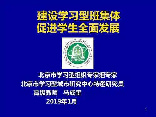 建设学习型班集体共29页文档