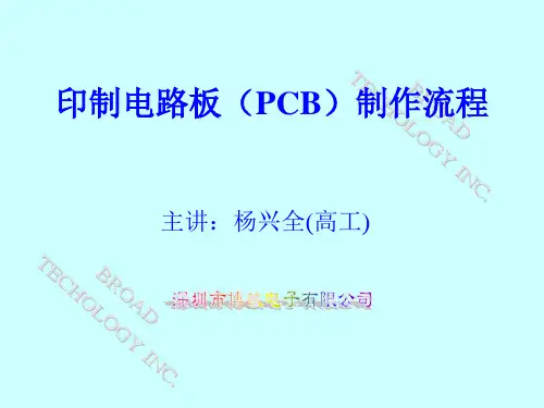 PCB 工艺流程