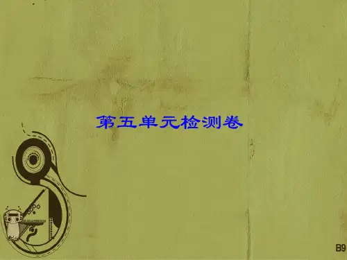 岳麓版九年级历史下册+第五单元+社会主义国家的改革与演变单元小结检测题课件