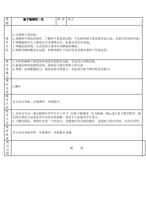 被子植物的一生 2