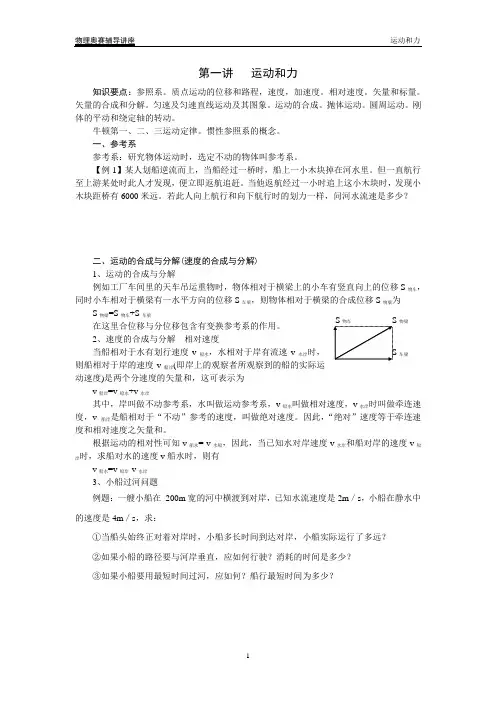 第一讲   运动