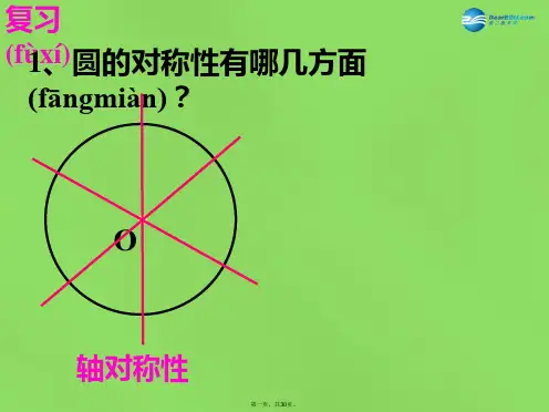 九年级数学下册 24.2 圆的基本性质(第3课时)课件 (新版)沪科版