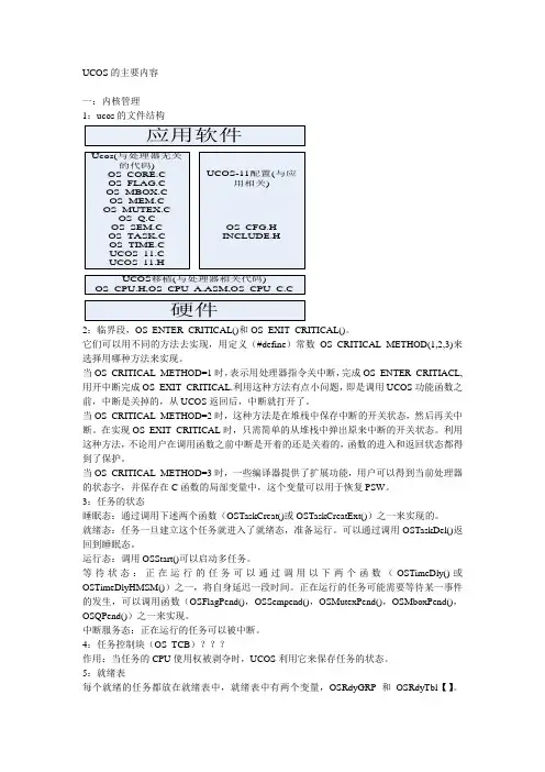 UCOS学习总结