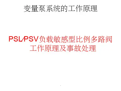 变量泵系统的工作原理A