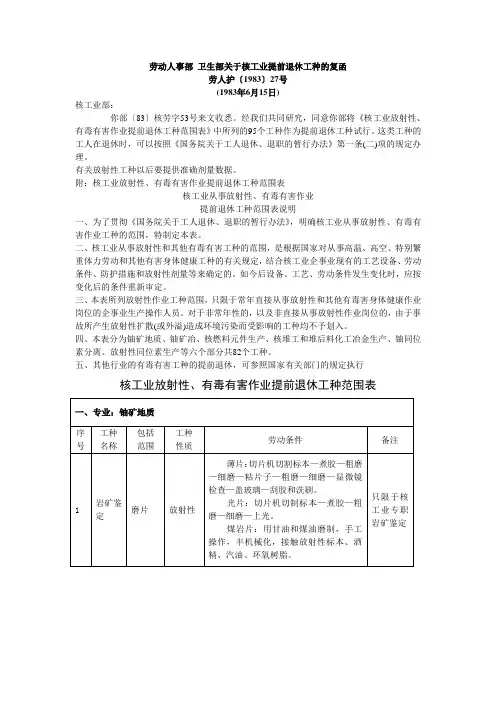 劳人护1983 27号
