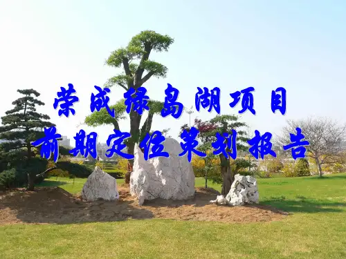 荣成绿岛湖项目前期定位报告-完成版