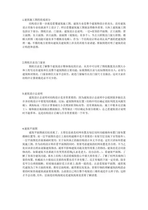 教你看懂图纸