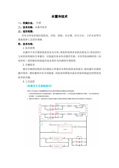水蓄冷技术