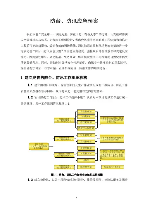 防台防汛应急预案 2