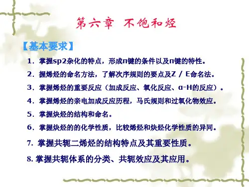 有机化学-第六章不饱和烃