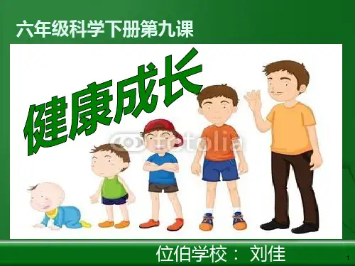 六年级科学健康成长ppt课件