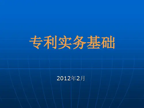 专利实务基础