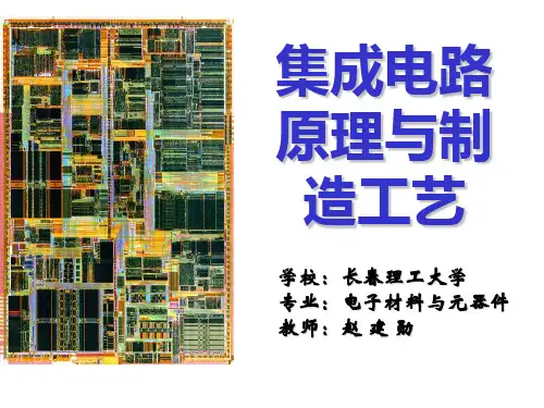 第1章集成电路的基本制造工艺(1)