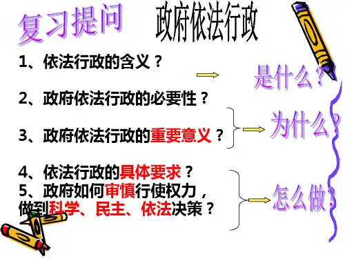 权力的行使:需要监督最终版ppt