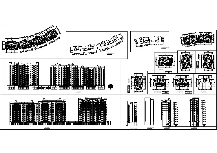 某高层住宅楼建筑设计图(共13张)