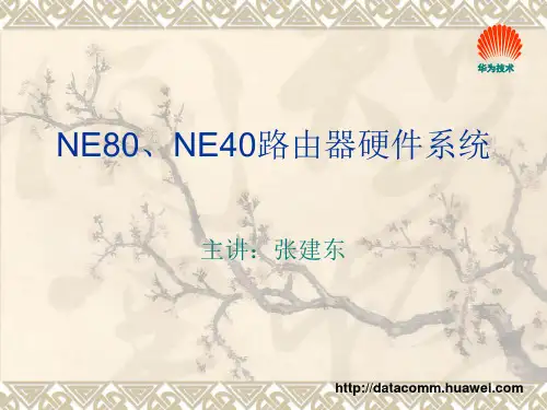 001-华为NE80NE40路由器介绍