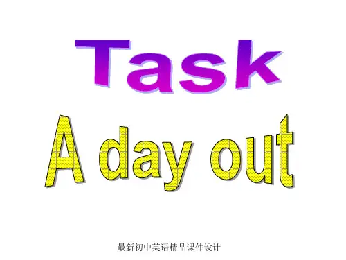最新牛津译林版八年级英语上册 Unit 3 A day out Task精品课件(1)