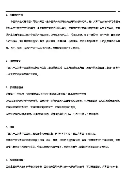 团章学习教案