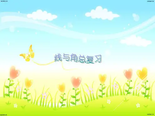 数学六年级下册第六章《线与角总复习》(20200704194008)