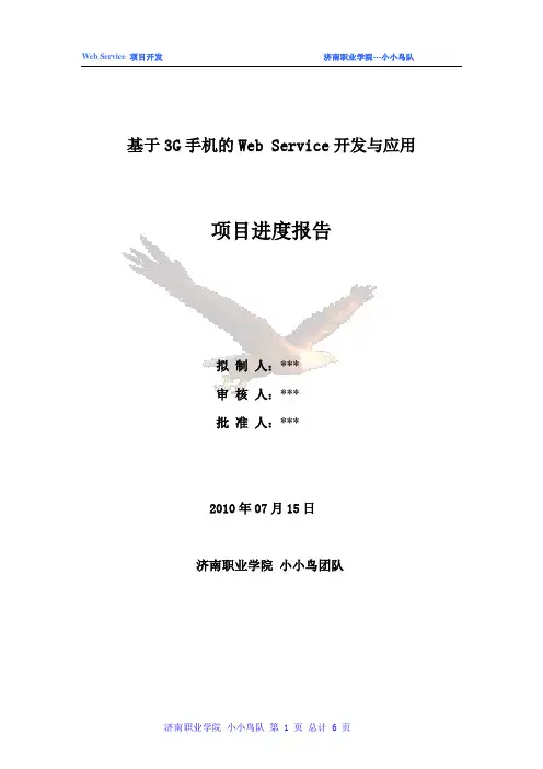 项目进度报告