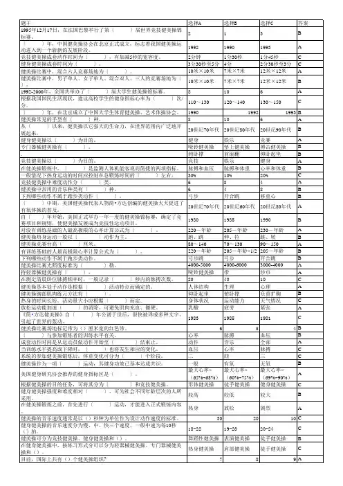 健美操