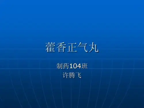藿香正气丸1