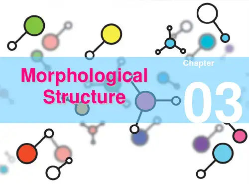 英语词汇学 Session 2 - Morphological Structure of English Words 2.0