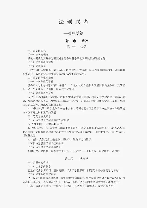 法硕之《法理学》讲解篇