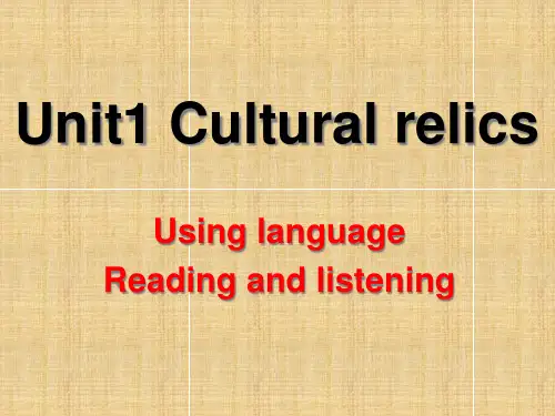高一英语必修二-Unit1(二)using-language精品PPT课件