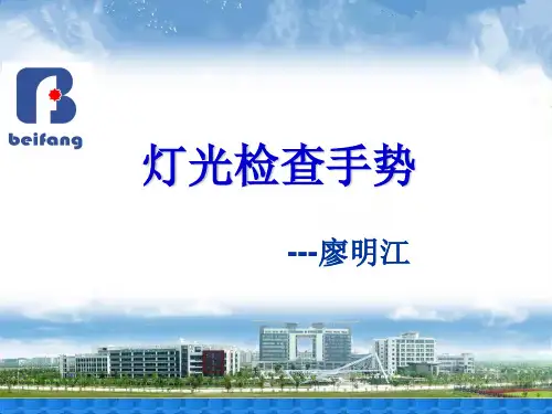 4s店灯光检查手势