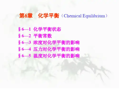 14第6章-化学平衡