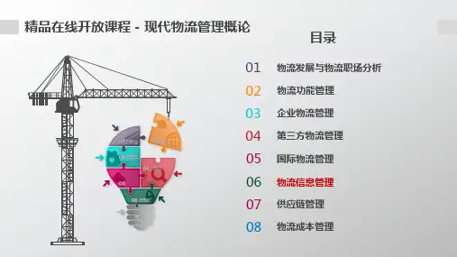 U672-现代物流管理概论PPT-2.物流信息管理