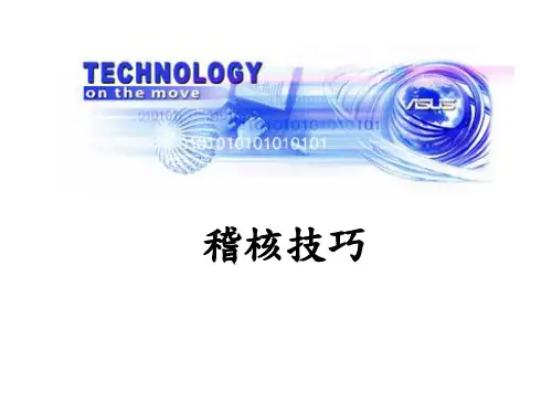 稽核技巧