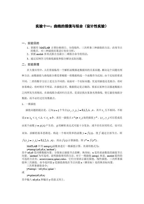 插值与拟合