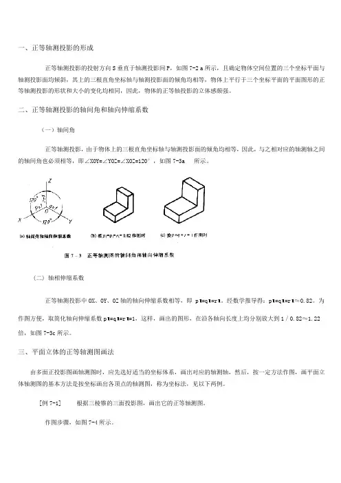 正等轴测投影图