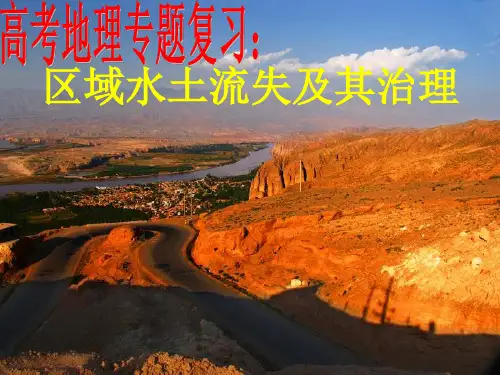 高考地理专题复习：区域水土流失及其治理ppt 通用