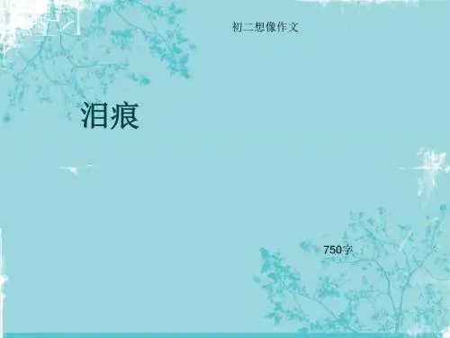 初二想像作文《泪痕》750字(总11页PPT)
