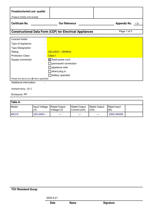 CDF for sample