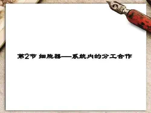 人教版高中生物必修一《第2节 细胞器——系统内的分工合作 (第一课时)》课件(共22张PPT)