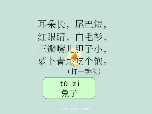 人教版《比尾巴》完整课件