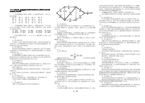 2005-2013一级建造师《机电工程管理与实务》真题答案(阅读版)-林锋整理