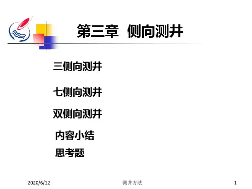 第三章侧向测井资料