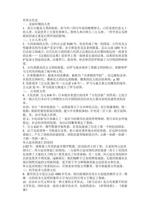 世界古代史
