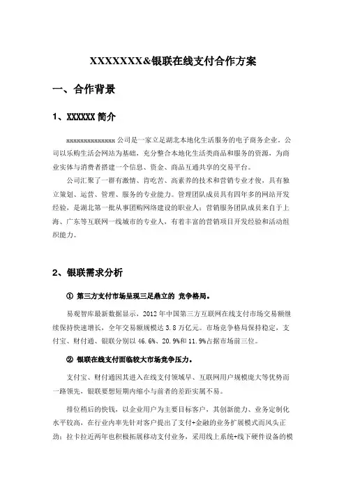 公司合作方案