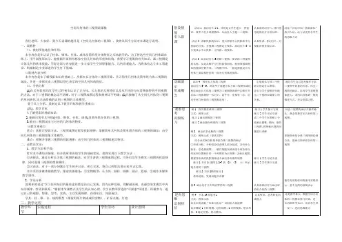 空间几何体的三视图说课稿