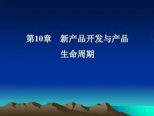 同济大学 吴泗宗 市场营销 第10章 新产品开发与产品生命周期PPT演示文稿