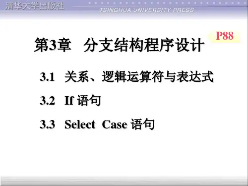 VB课件第3章
