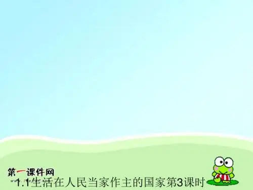 高一政治政治生活有序参与