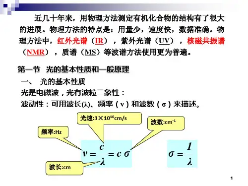 第八章 波谱分析_PPT幻灯片