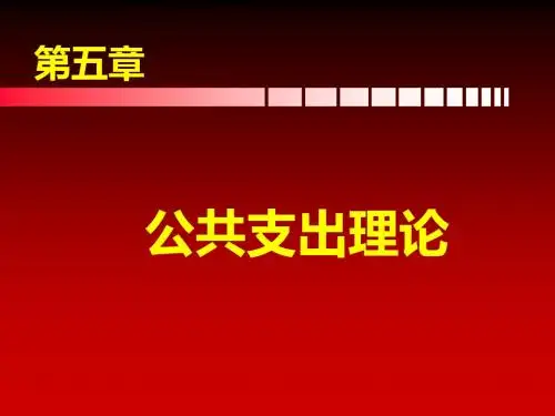 公共经济学第五章